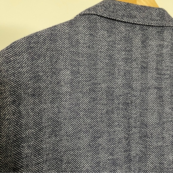 Men’s ammeci Herringbone Tweed Jacket Sports Coat Italy preppy wedding - Picture 9 of 16